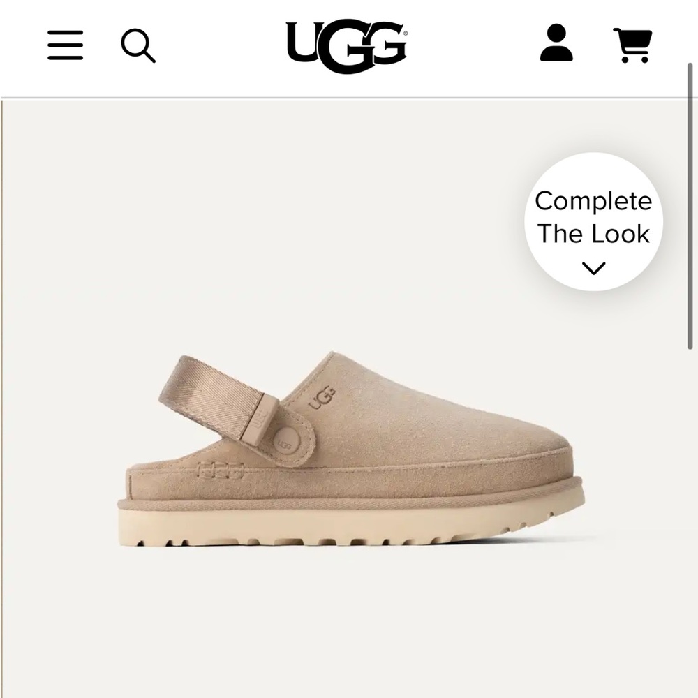 NIB UGG sand goldenstar clog